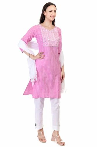 Khadi kameez salwar with dupatta