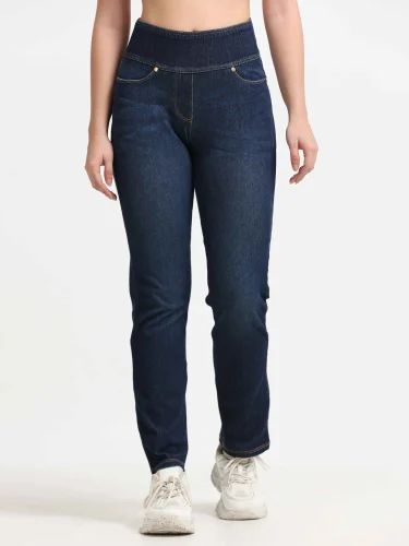 Denim Cotton Washed Ladies Skinny Fit Stretchable Jeans
