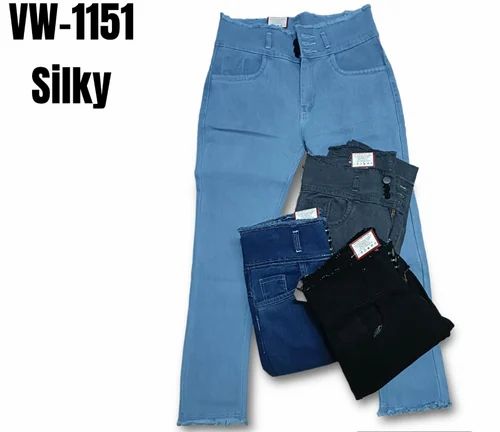 Ladies High Waist Jeans