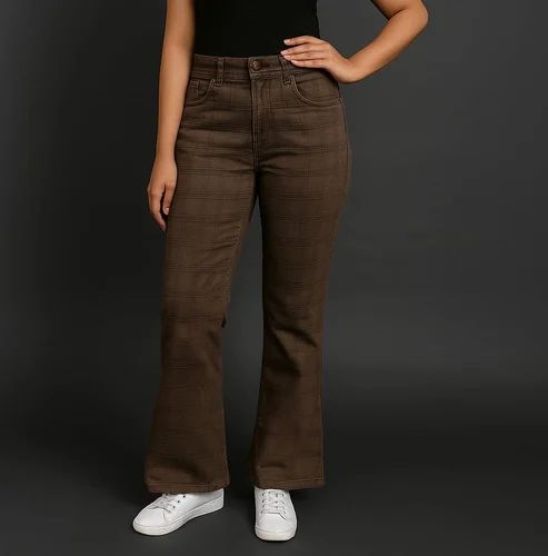 Boot Cut Women Bottom Jeans