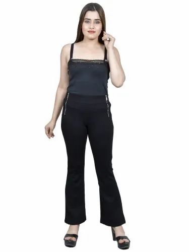 Plain Ladies Bell Bottom Jeans