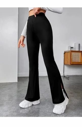 Formal Wear Large Side Cut Ladies Bell Bottom Jeans