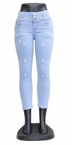 Ladies Ripped Stretchable Jeans