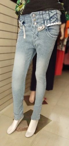 Blue poison Female Ladies Jeans, Waist Size: 28-32