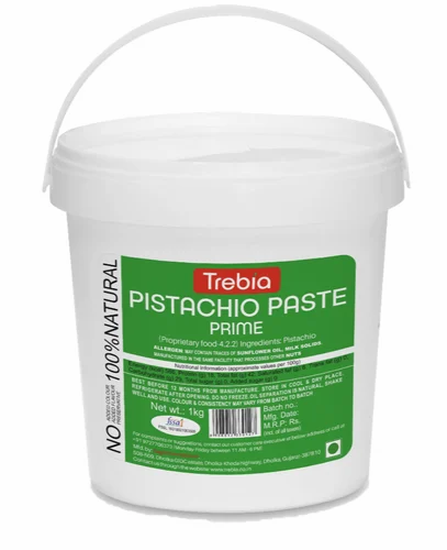 Trebia Pistachio Paste Prime 1kg / 100% Natural / 100% Roasted Pistachios