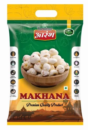Taruwar Aarambh Makhana/foxnut/lotus seed/phool makhana 4.5+ Suta, 250 Gm