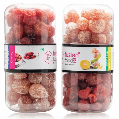 Fuzion Foodz Cherry / Baby Orange (Dehydrated Fruits), Packaging Size: 370g