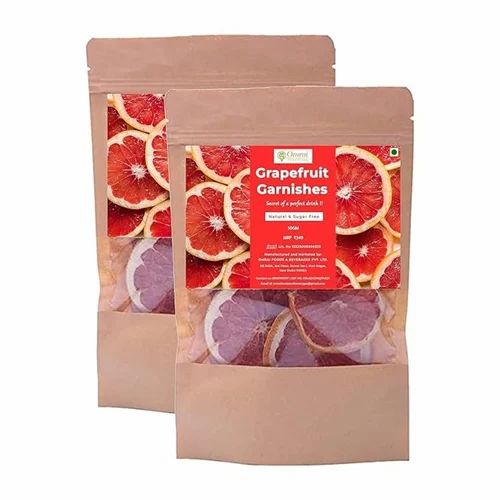 Pack Of 2 Grapefruit Slice Garnishes, Packaging Size: 50 gm Each Packet