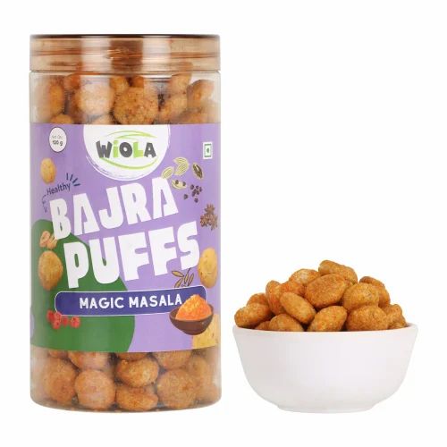 Bajra Puffs Magic Masala, Packaging Size: 100 Grams, Packaging Type: Jar