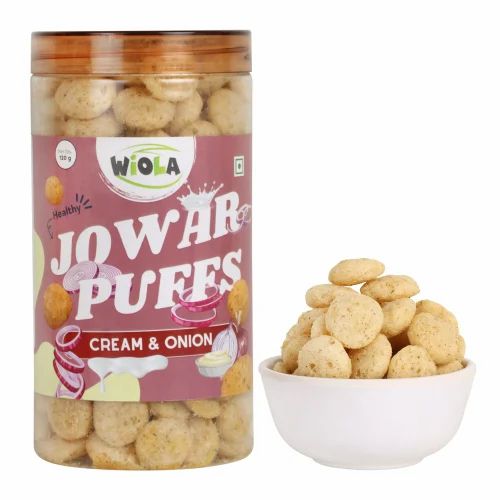 Jowar Puff Cream & Onion, Packaging Type: Jar