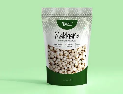 200 g Dadu Premium Raw Makhana, Form: Solid, Packaging Type: Packet