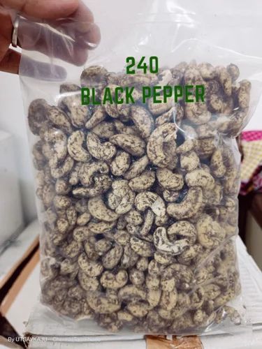 1KG 240 Black Pepper Roasted Flavour Cashews Nuts (Oil free)