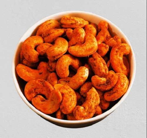 Dry Roasted Peri Peri Flavored Cashew Nuts (W210 Grade)