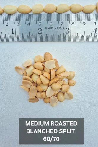 Splits Medium Roast Oven Roasted Blanched Split Peanut 60/70