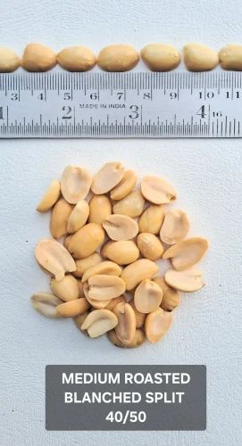Splits Medium Roast Oven Roasted Blanched Split Peanut 40/50