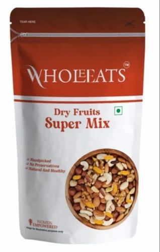 Organic Mix Dry Fruits, Pouch, Packaging Size: 200 g