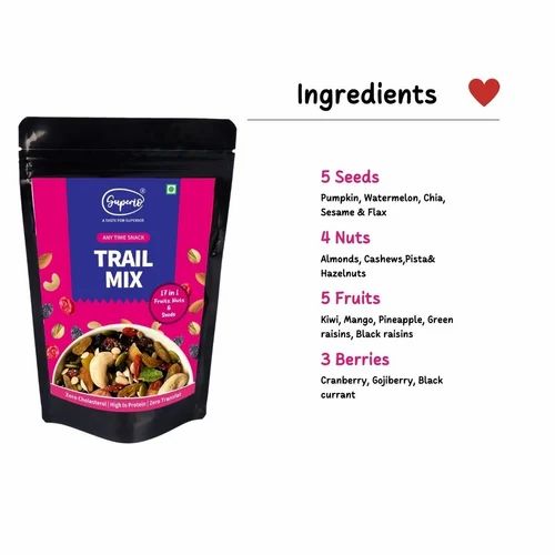 Trail Mixed Nuts, Packaging Size: 1 kg
