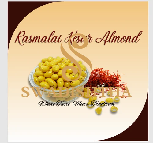 1 Kg Rasmalai Kesar Flavored Almonds