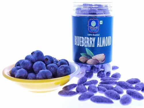 Blueberry Flavored Almonds, 100 g, Packed
