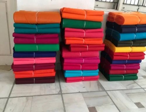 Plain Pure Cotton Femina Terry Rubia, For Garments, Plain/Solids