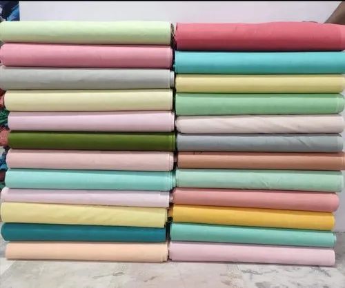 Silky Cotton Rubia, Plain/Solids, Multicolour