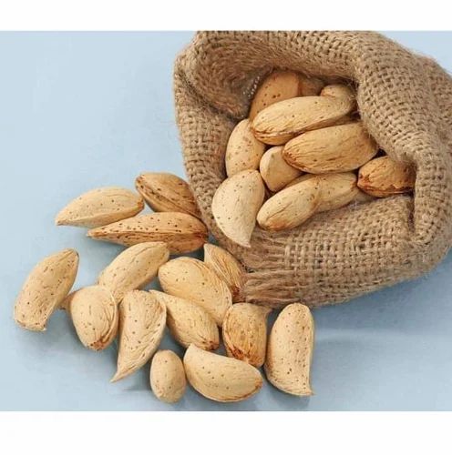 Whole Natural Inshell Almonds Kagzi, Loose