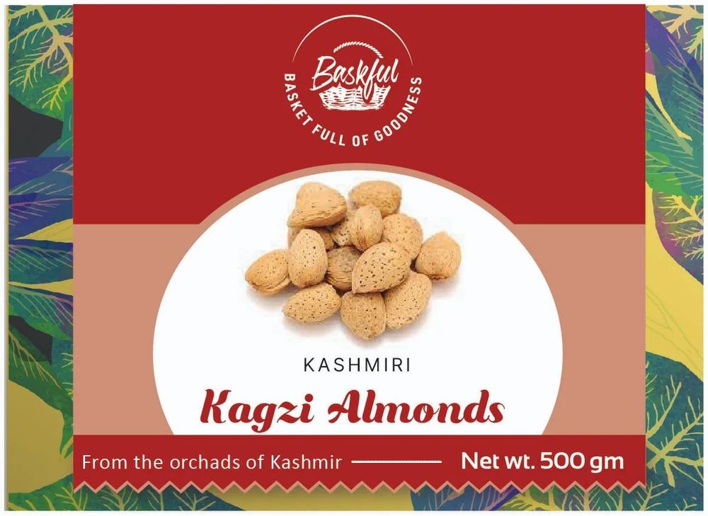 Whole Kashmiri Kagzi Almonds