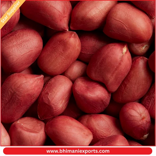 Whole With Skin Raw Red Peanut, Packaging Size: 25 Kg