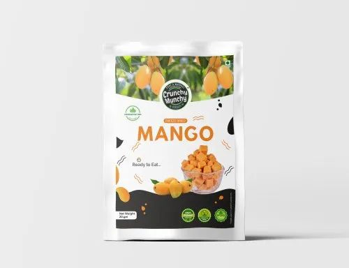 Freeze Dried Mango Cubes Pop, Packet, Packaging Size: 20 gram