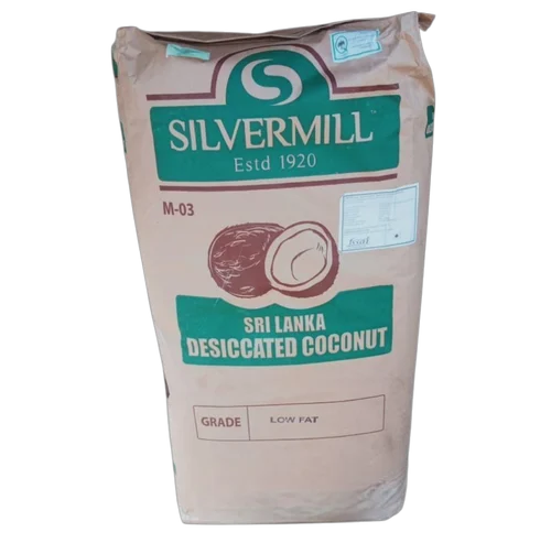 25Kg Silvermill Desiccated Coconut Low Fat Powder