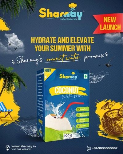 Spray Dried Coconut Water Powder (High Fat, 1 kg Loose Bag)