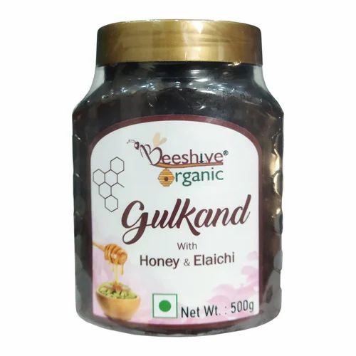 Beeshive Organic Gulkand with Honey & Elaichi