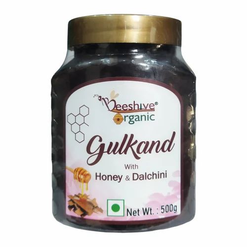 Beeshive Organic Gulkand with Honey & Dalchini,500g