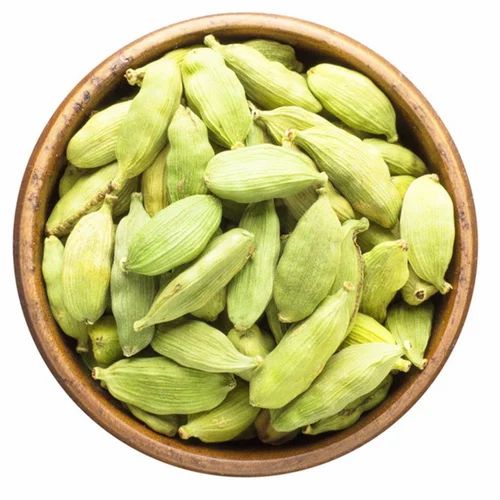Whole Organic Green Cardamom, 25 g, Cardamom size: 6 mm