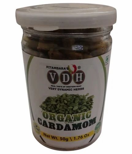 VDH Organic Cardamom Powder, Packaging Type: Jar, Packaging Size: 50 g