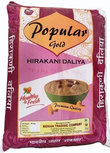 Indian Popular Gold Hirakani Daliya, Packaging Size: 30 Kg, High in Protein