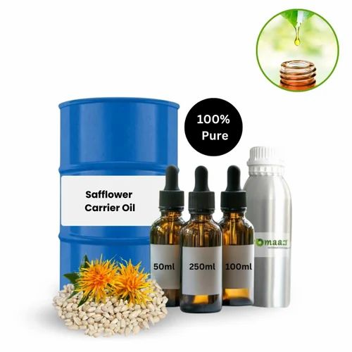 Organic Safflower Carrier Oil, Packaging Size: 25 Kg