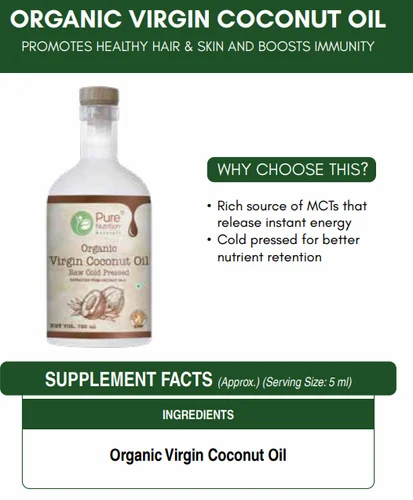 Organic Virgin Coconut Oil (750 ML)
