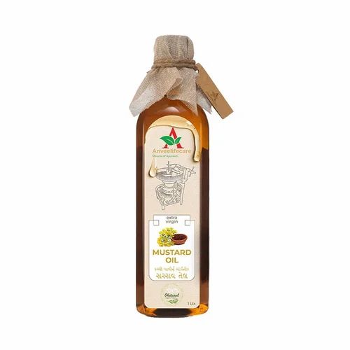Wooden Cold Press Yellow Mustard Oil