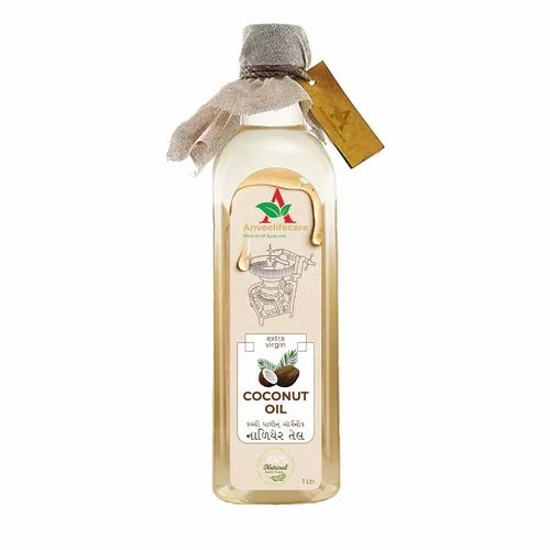 Wood Cold Pressed Coconut Cooking Oil