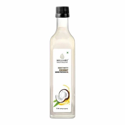 Organic Coconut Oil for Cooking, Hair, Skin, Massage & Baby Care (1L Plastic Bottle)