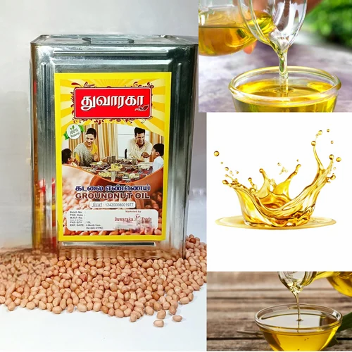 Pure Wood Pressed Groundnut Oil