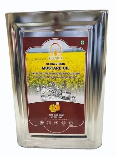 15Kg Kachi Ghani Ultra Virgin Black Mustard Oil