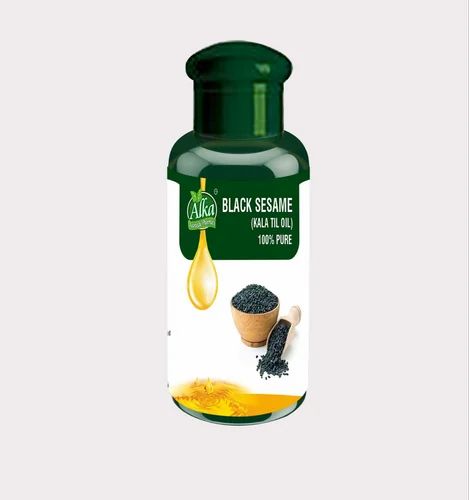 Mono Saturated Skin Care Organic Black Sesame Seed Oil -100ml, Packaging Type: Plastic Bottle