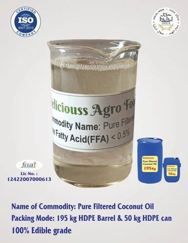 Pure Coconut Cooking Oil, 15 litre