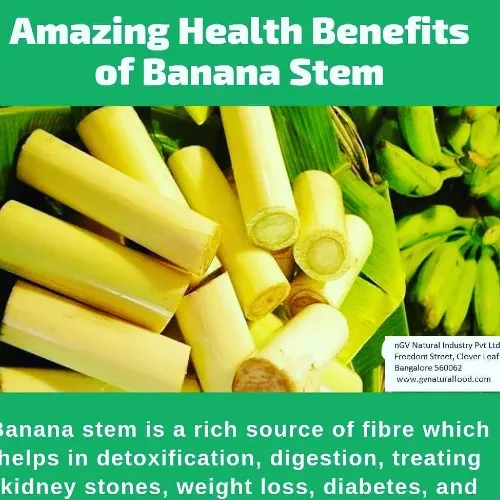 natural banana stem