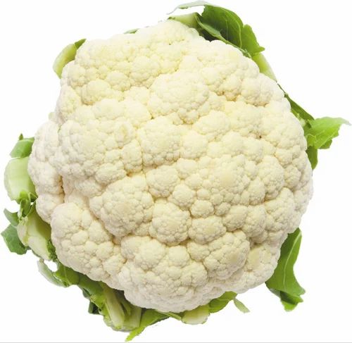 A Grade White Organic Cauliflower, Pesticide Free (for Raw Products)