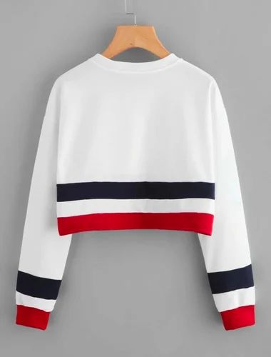 Cotton Crop Top Women T Shirt