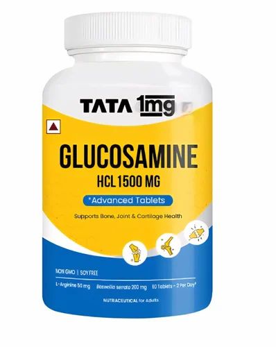 Glucosamine HCL 1500 mg Tablet For Joint Lubrication & Mobility Bone & Joint Care by Tata 1mg