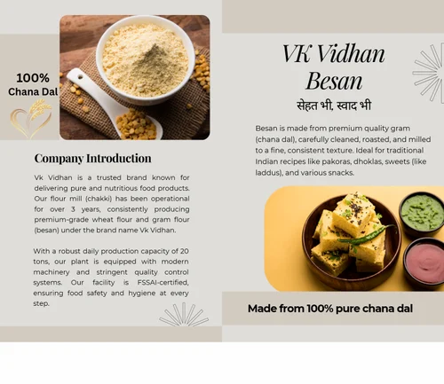 Vidhan Organic Besan, Packaging Type: PP Bag